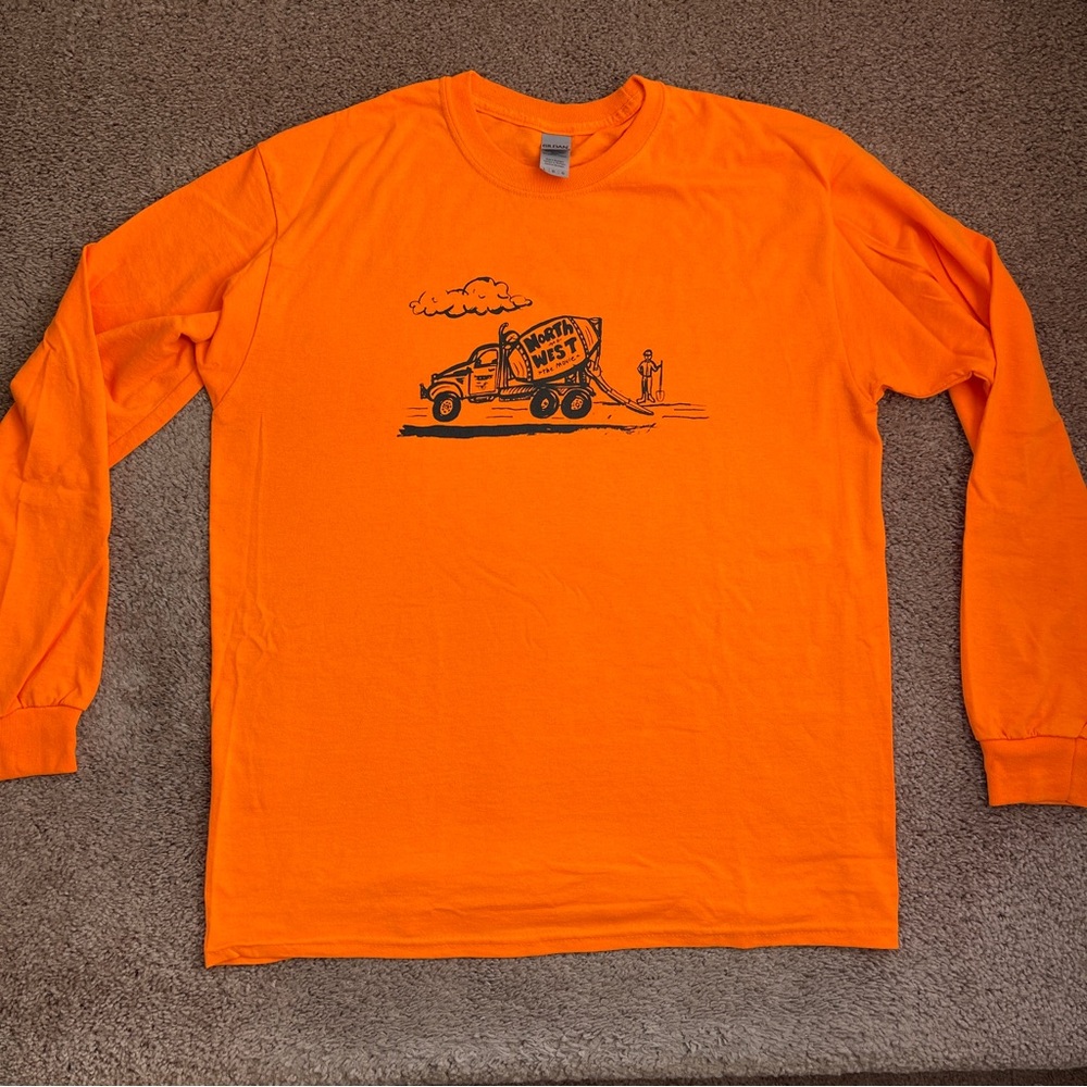 Six stair North West Movie Orange Long Sleeve Shirt